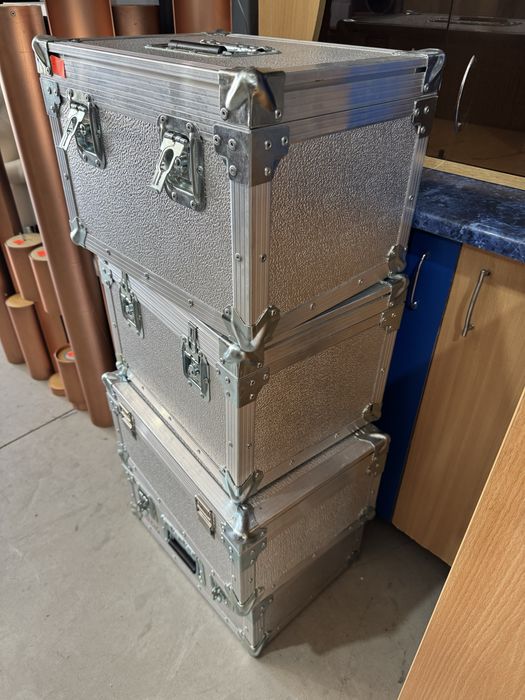 Cutie de Transport Protecție din Aluminiu cu Mâner și Sistem Închidere