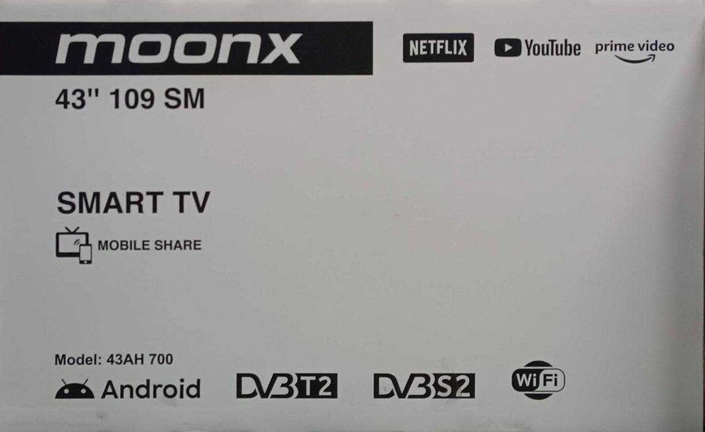 MOONX 32/43/50/55 ДОСТАВКА бесплатно и прошивка канали