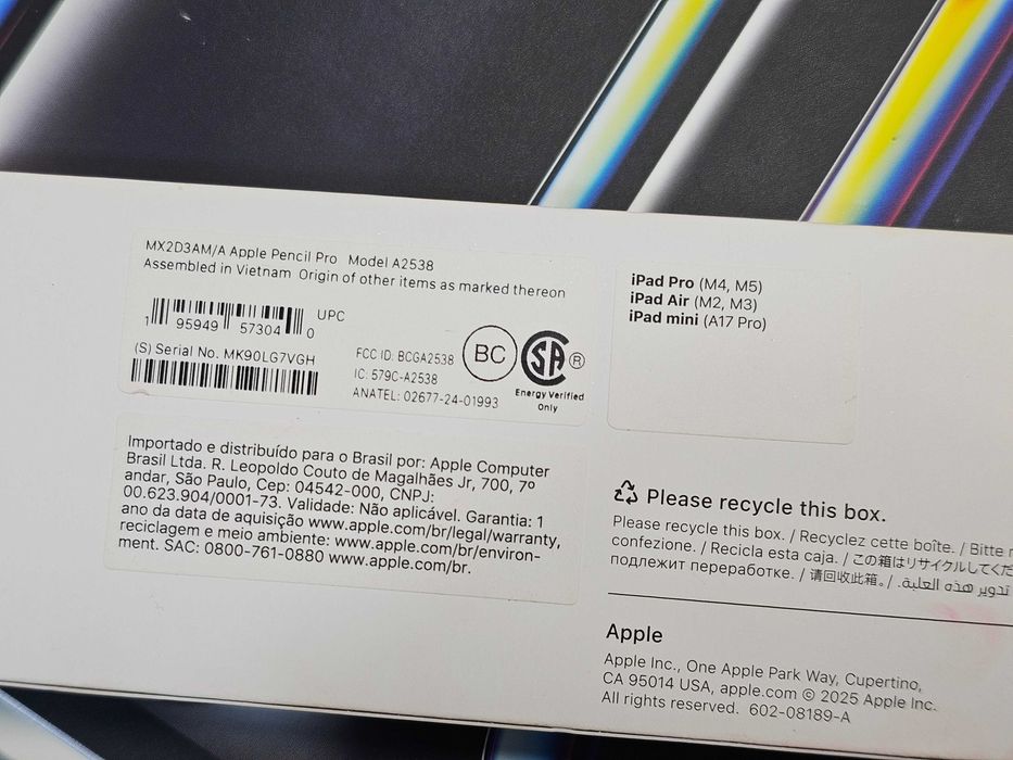 ПРОДАМ Apple Pencil PRO. В полном комплекте. Состояние ОТЛИЧНОЕ.