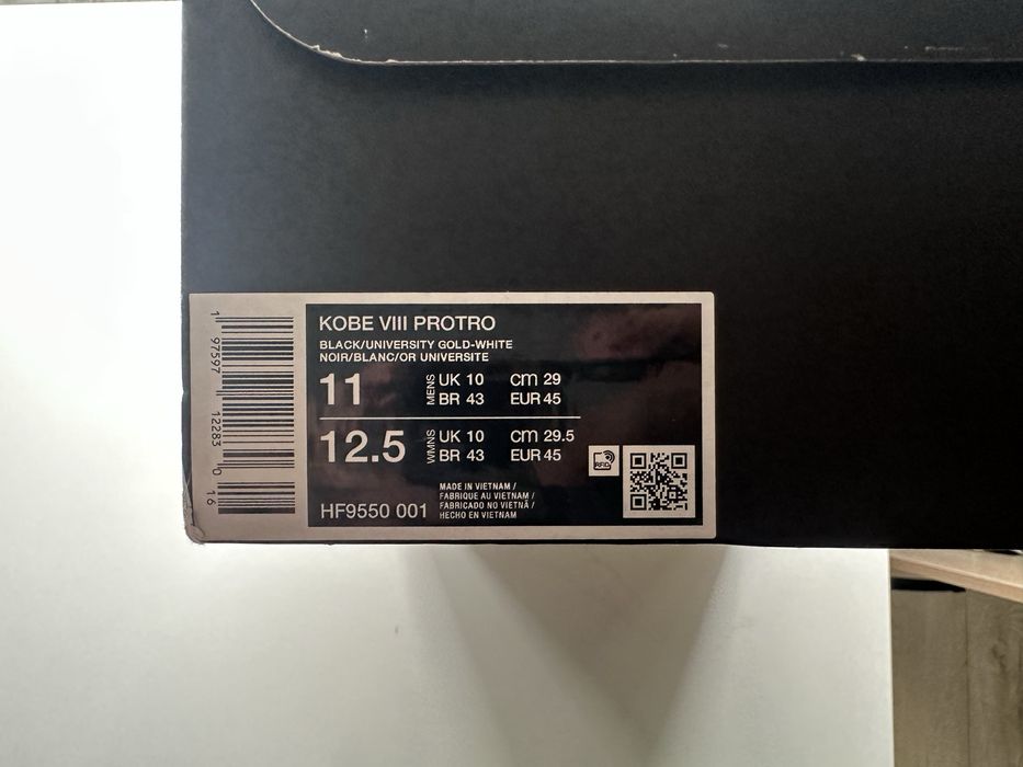 kobe 8 protro, men 11us