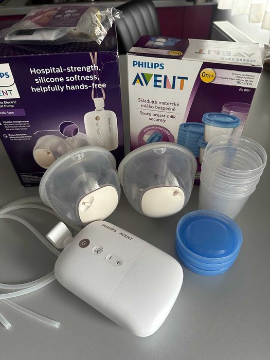Pompa san Philips Avent dubla handsfree