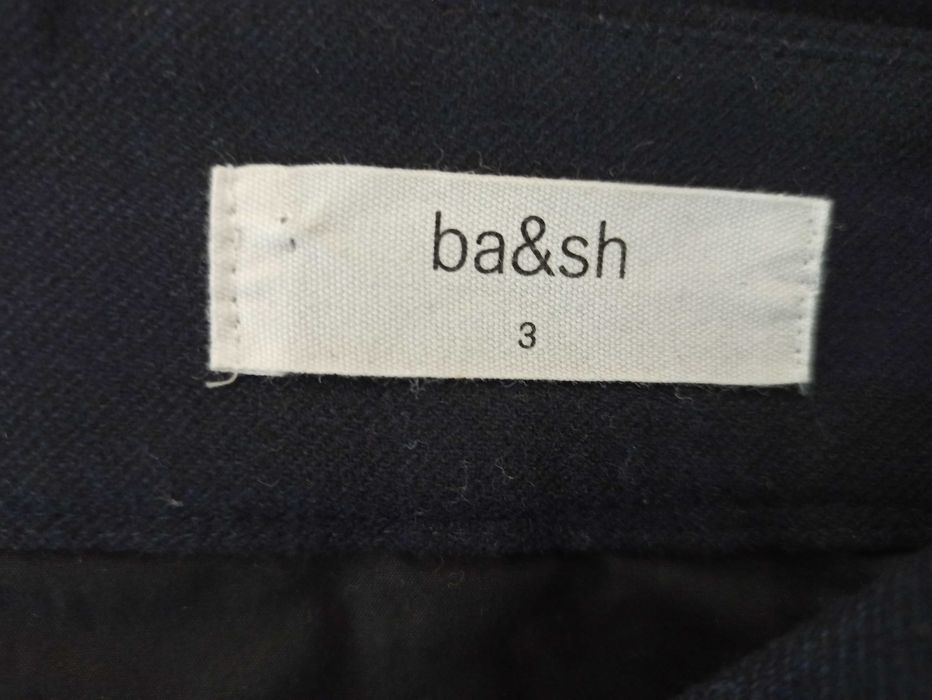 Pantaloni cu bretele Ba&Sh negri marimea  3