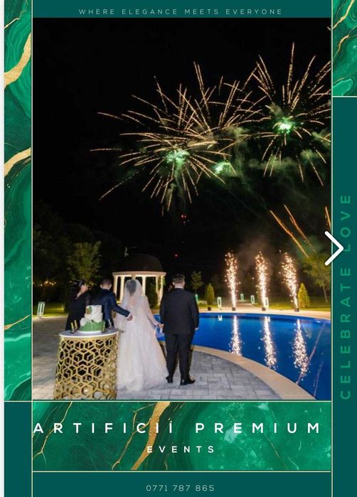 Artificii evenimente zi seara