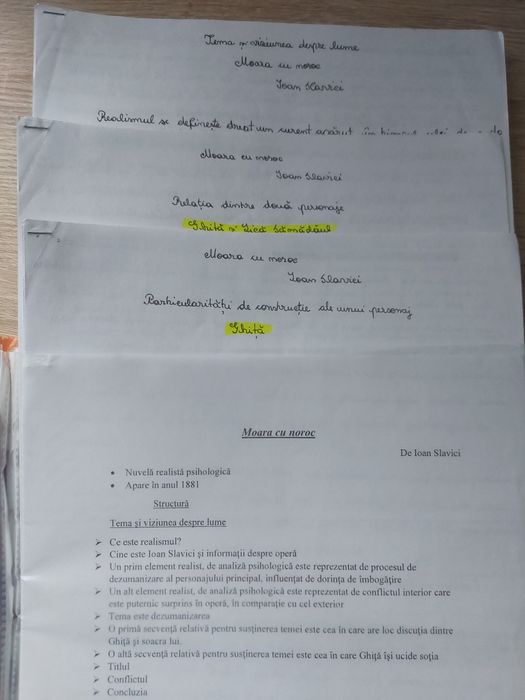 40 Eseuri BAC Română Subiectul III de nota 10