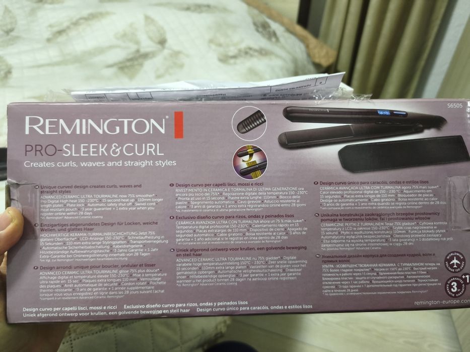 Преса за коса Remington PRO-Sleek & Curl