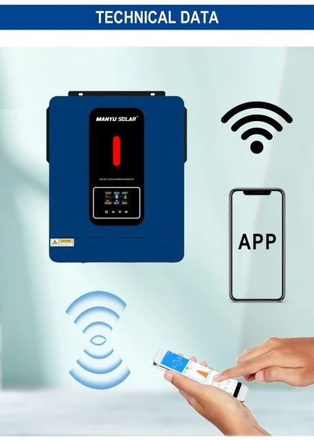 6,2 - кВт он/офф грид гибрид инвертор 1-фаза,