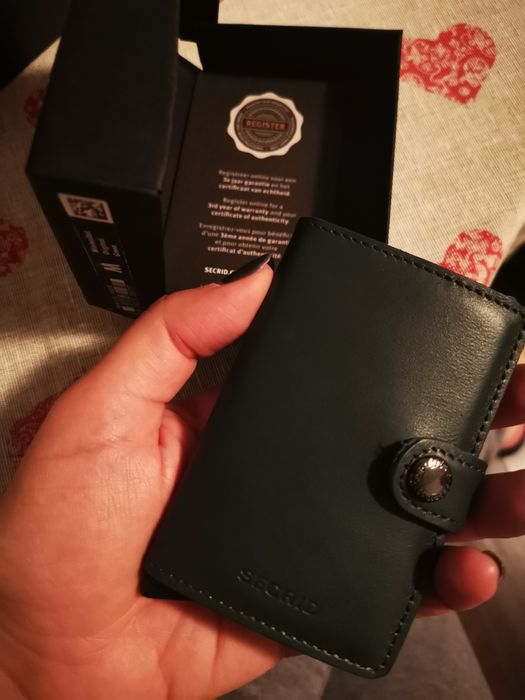 Port card din aluminiu/ Portofel unisex carduri & cash