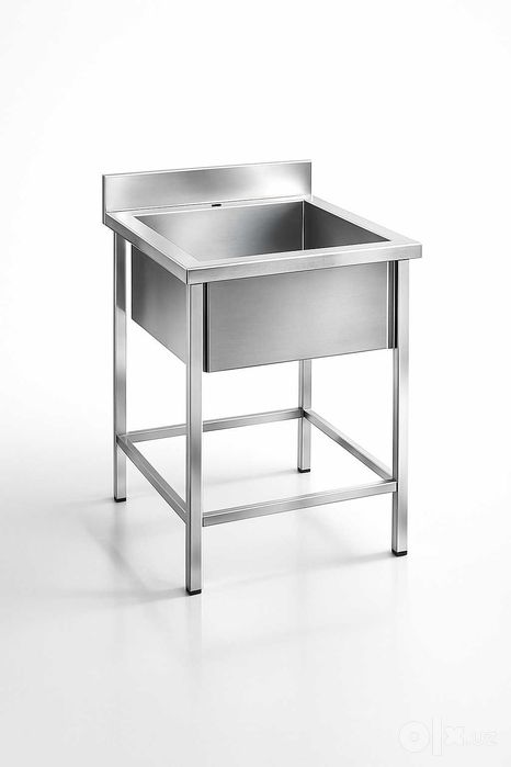 Мойка из нержавейки 60×60×85 — одинарная, АКЦИЯ! 850 000