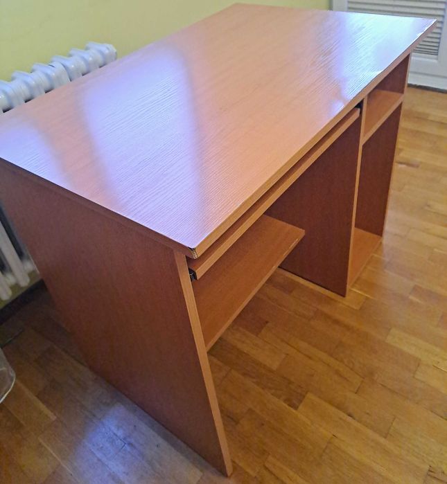 Компютърно бюро - ПДЧ, цвят череша