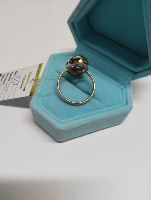 кольцо золотое 1.3гр. размера 585 пробы