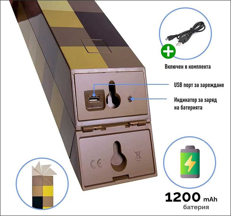 Майнкрафт Факла Лампа - (Minecraft Torch)