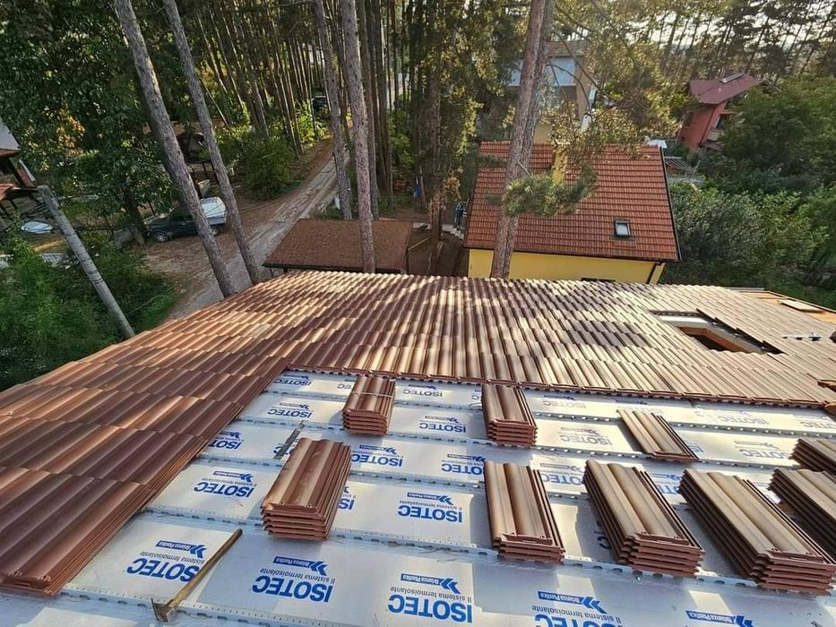 Изграждане на покриви и навес