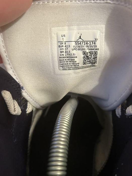 Jordan 1 mid white metallic gold obsidian