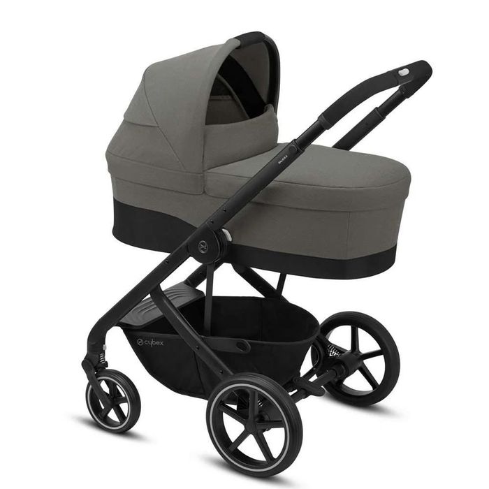 Кош за новородено Cybex Cot S Lux, стол за кола AtonBi-size + адаптори