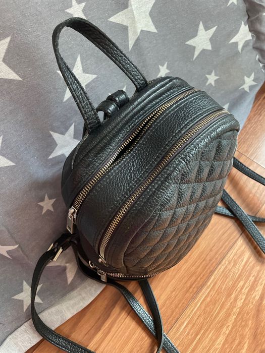 Кожена чанта раница дамска