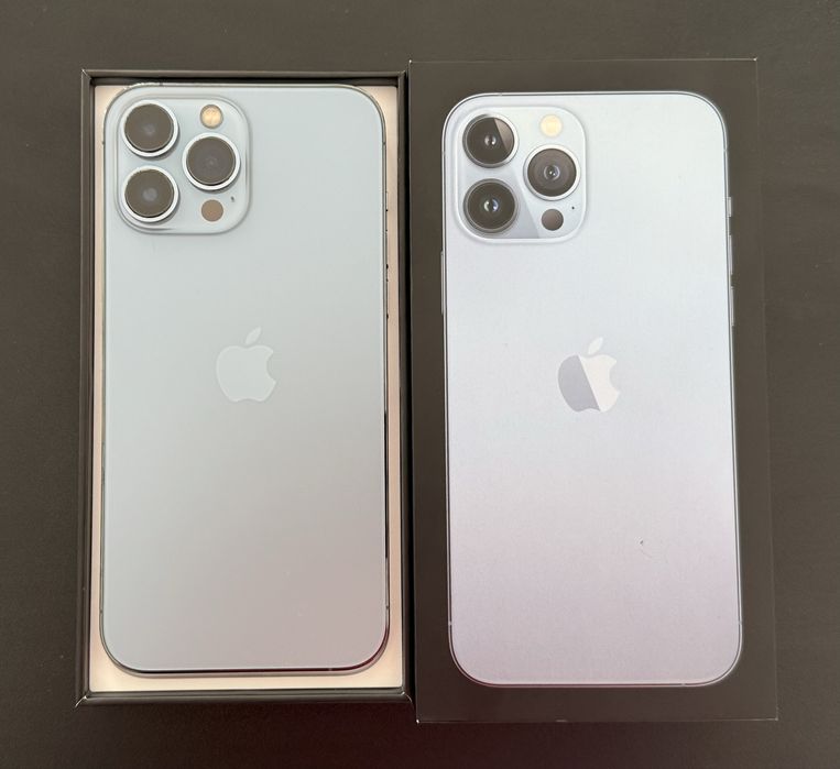 iPhone 13 Pro Max (256GB) Sierra Blue, 100% battery