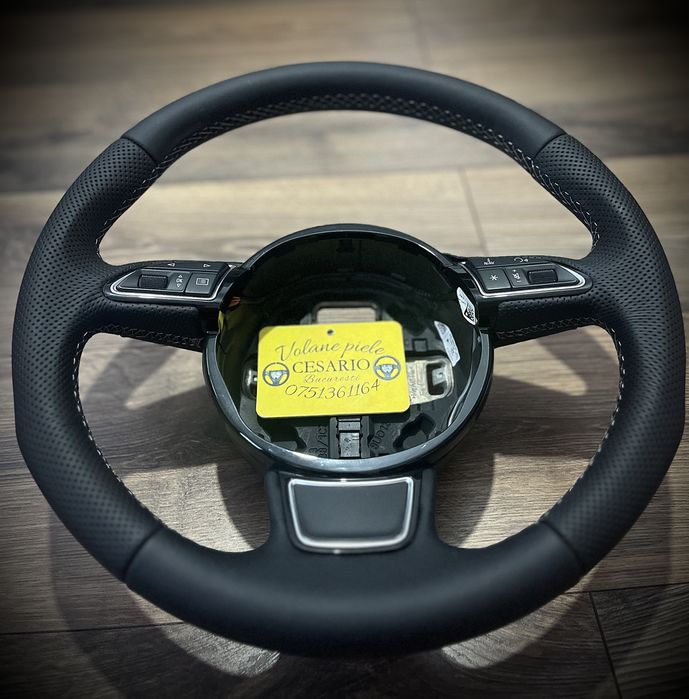 Volan piele naturala Audi Q3,Q5,Q7,A1,A3,A4,A5,A6