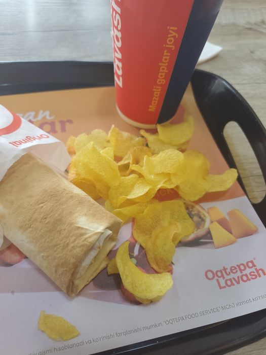 Chips oziq ovqat va fast foodlar (lavash burgers hoddog) lar uchun