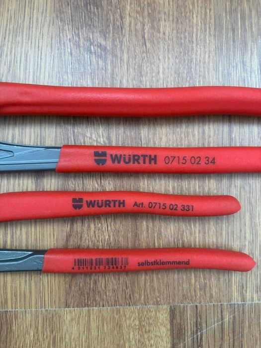 Нови раздвижени клещи Wurth, Knipex Cobra Germany