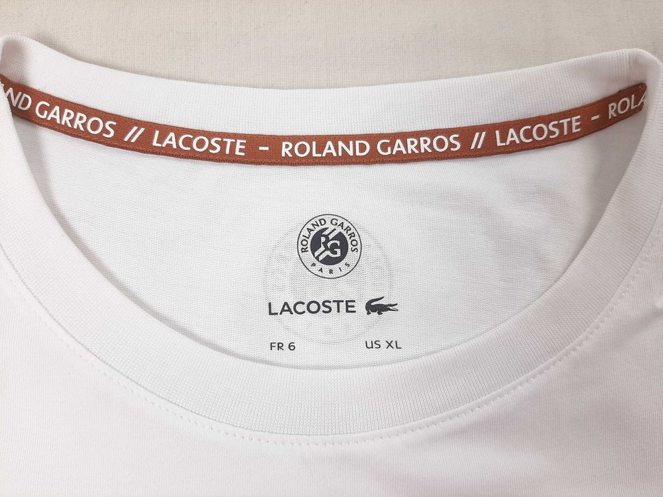 Lacoste Roland Garros - Оригинална мъжка тениска размер XL