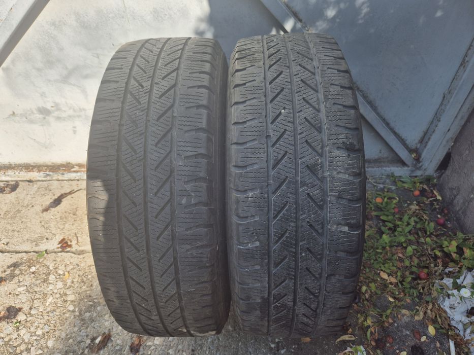 2бр зимни бусови гуми фулда/ 215-65-16С/ 2021г/ 6мм грайфер/