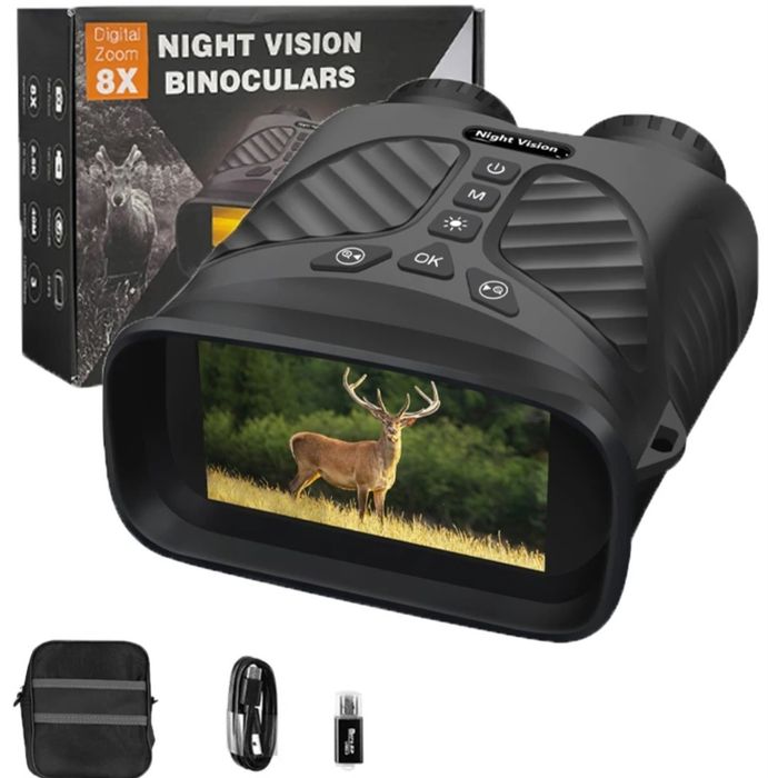 Записващ бинокъл с нощно и дневно виждане,водоустойчив