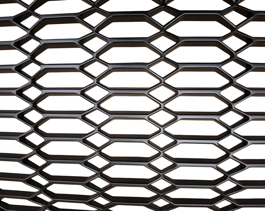 Grila Centrala Audi A6 C7 RS6 Design Negru Lucios 2011 - 2014