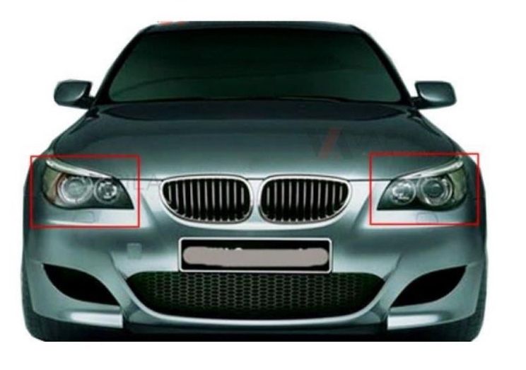 Стекло фары BMW E60