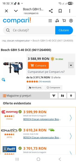 Rotopercutor Bosch GBH 5-40 DCE