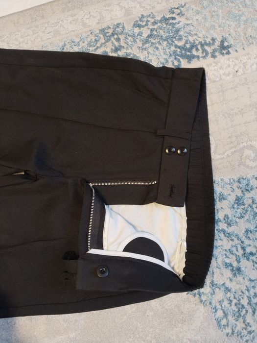 чёрные Штаны/Брюки с сшитыми стрелками