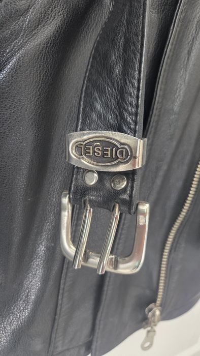 Косая кожаная куртка, 46 р.