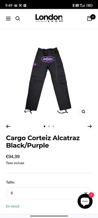 Pantaloni cargo Corteiz Alcatraz L