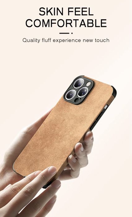 Husa Alcantara Premium cu protectie pentru camera Apple iPhone