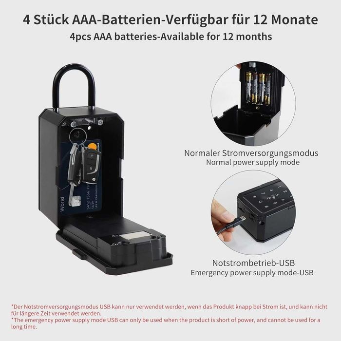 сейф за ключове Teglu с цифров код