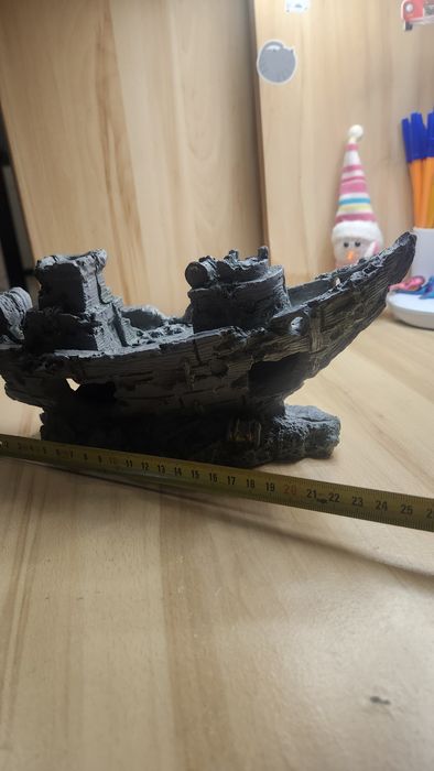 Корабль-грот для аквариума