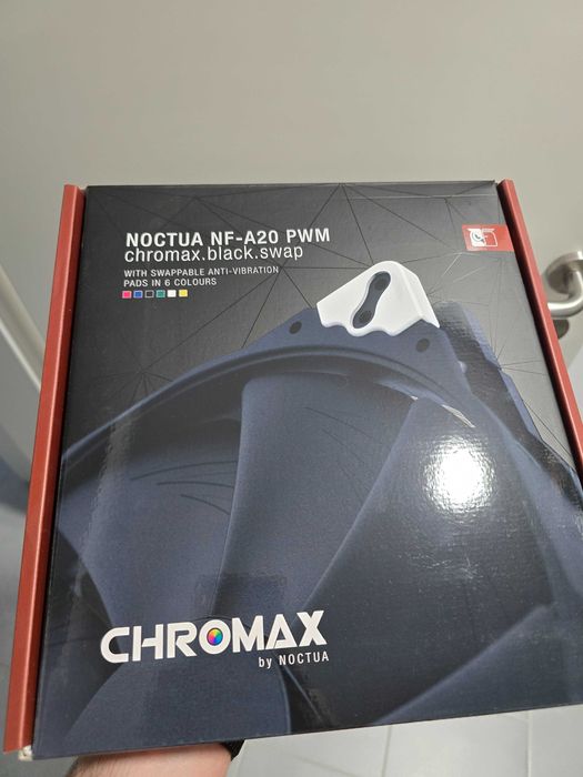 2x Ventilator Noctua NF-A20 PWM Chromax Black Swap
