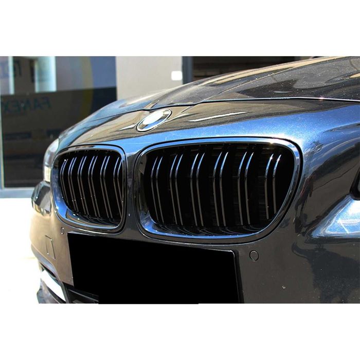 m5 бъбреци черен лак за bmw 5 серия f10 2010 -   2017