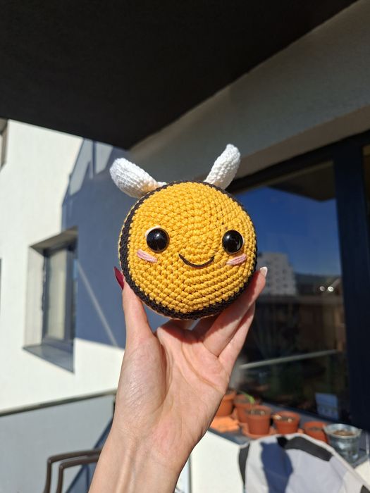 Albinuță croșetată pluș
