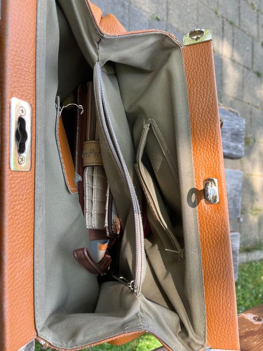 Чанта естествена кожа