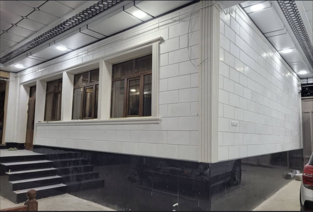 Терматравертин фасад