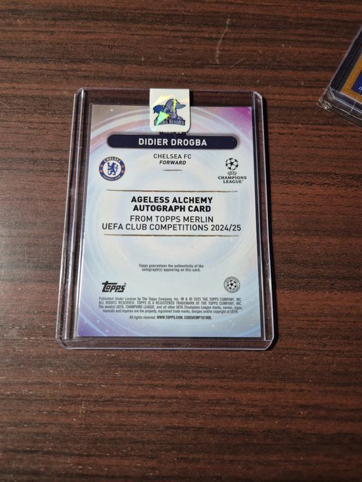 Didier Drogba Topps auto/25