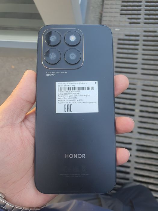 Xonor x8b, model LLY-LX1, yengi 256гб, коробка документ нет!