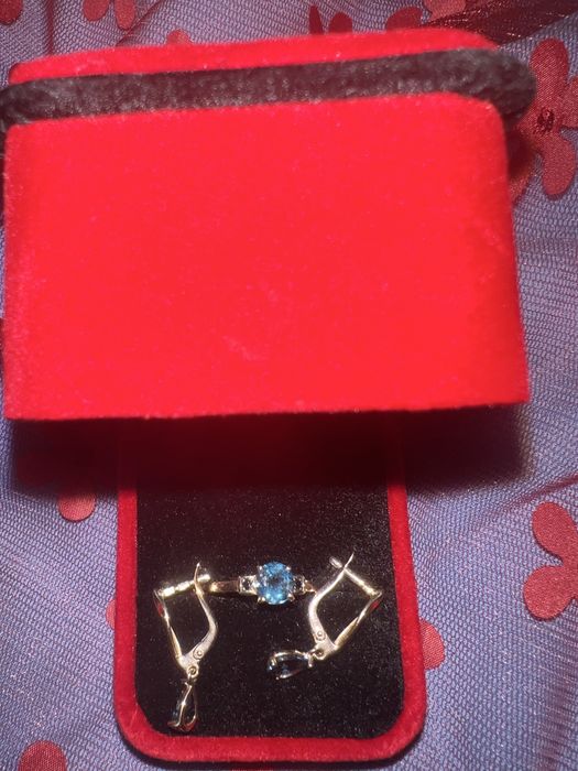 Золото комплект+Подарк=Ваза