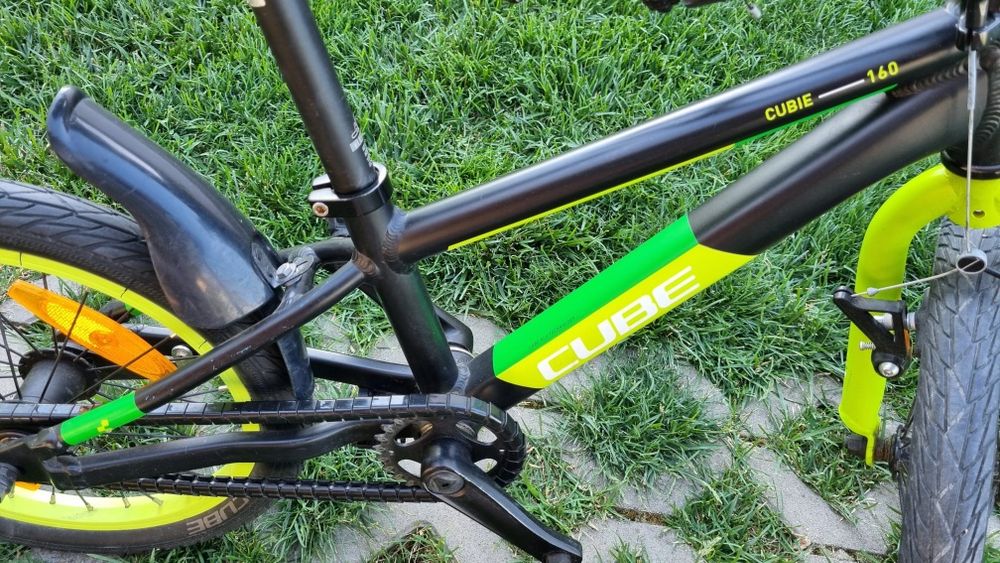 Bicicleta copii CUBE Cubie 160 negru/verde