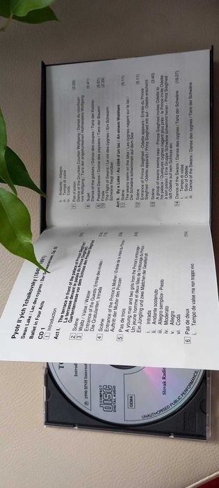 2xCD muzica clasica pentru colectionari: Lacul lebedelor Tchaikovsky