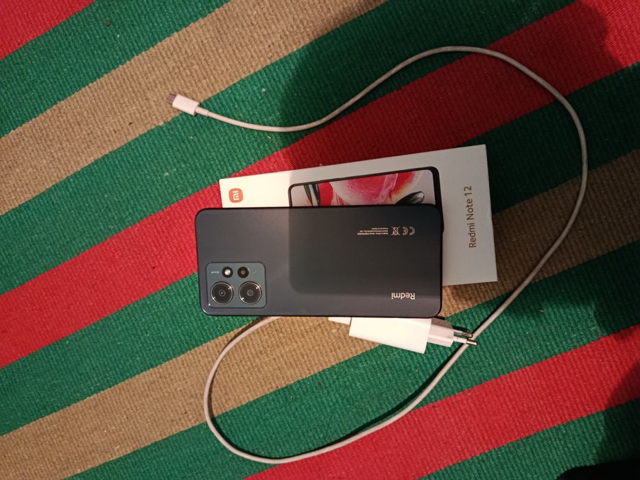 Redmi note 12 6/128 tel ochilmagan ideal karobka dakument