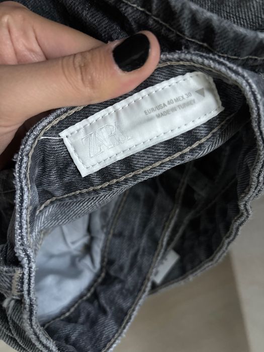 Джинсы серые зара