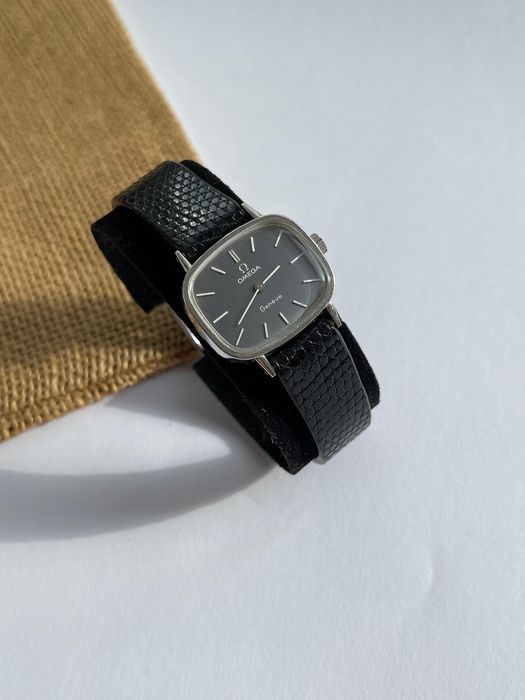 Omega Lady - Mecanic - placat aur alb 18k - impecabil