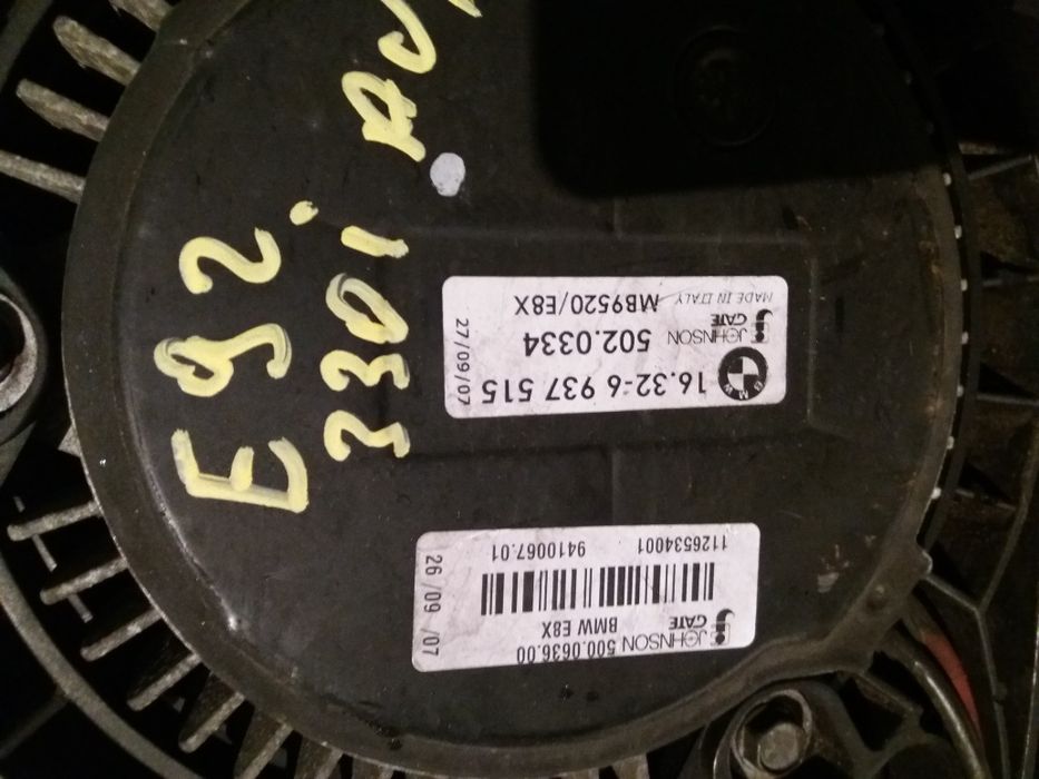 Electroventilator termocupla bmw e90 e91 e92 e93 325i 330i n52 n53b30a