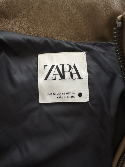 ZARA елек - ефектна имитация на кожа